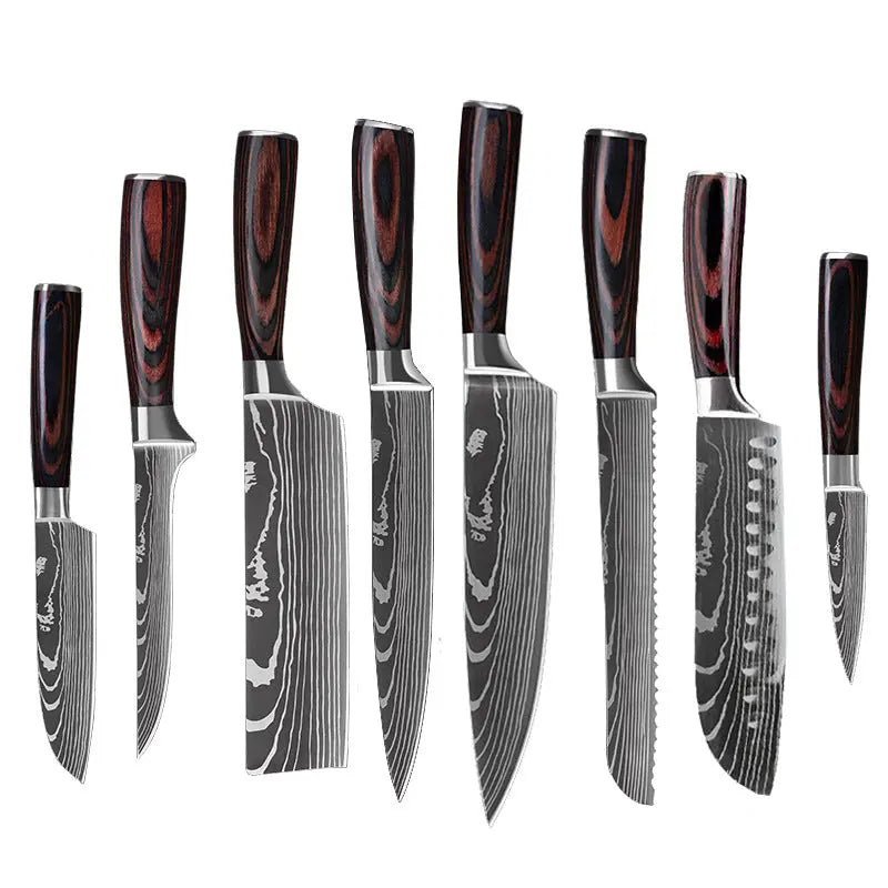 6 Piece Set 8 Piece Set 10 Piece Chef's Knife Set Designs by Mysh