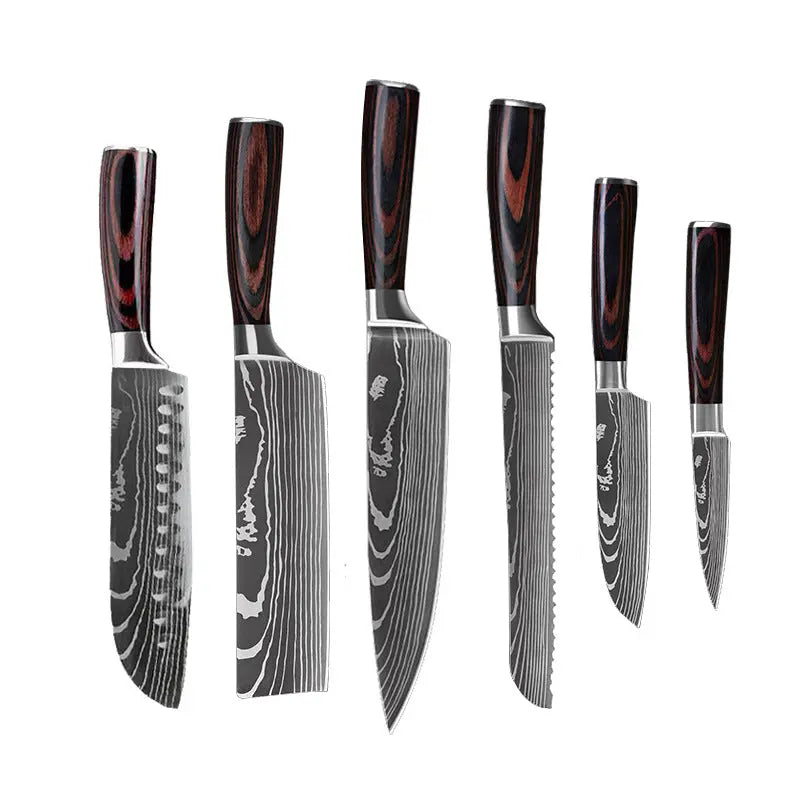 6 Piece Set 8 Piece Set 10 Piece Chef's Knife Set Designs by Mysh