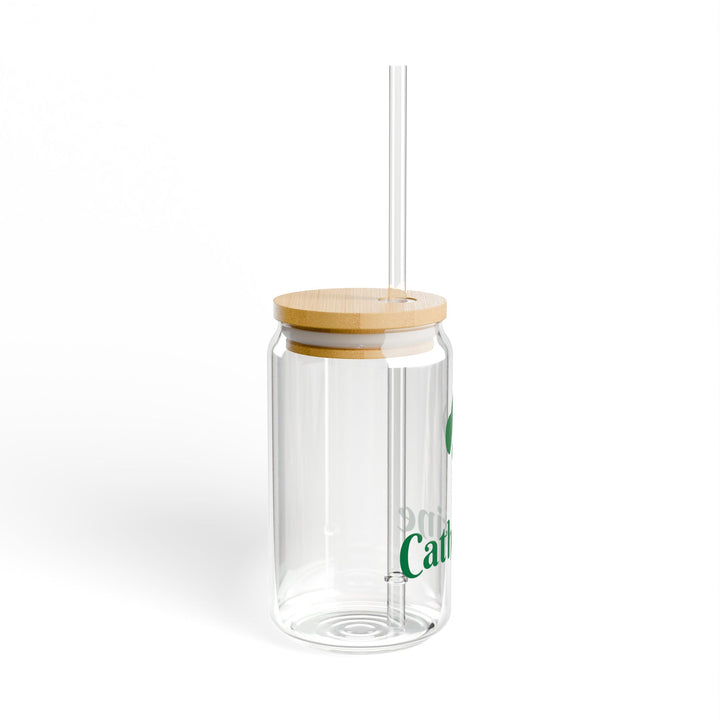 Sipper Glass, Personalized Scout Silhouette 16oz - Designs by Mysh