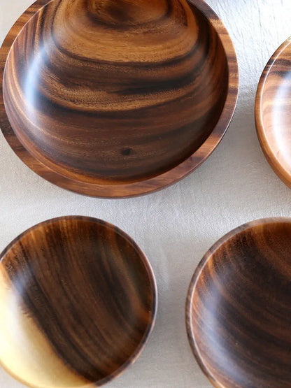 Acacia wooden bowl wooden tableware Designs by Mysh