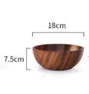 Acacia wooden bowl wooden tableware Designs by Mysh