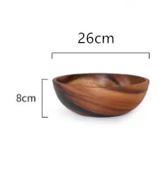 Acacia wooden bowl wooden tableware Designs by Mysh