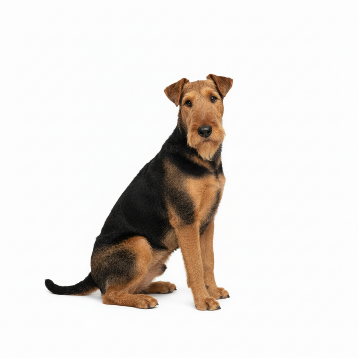 Airedale Terrier Watercolor Style Vinyl Stickers