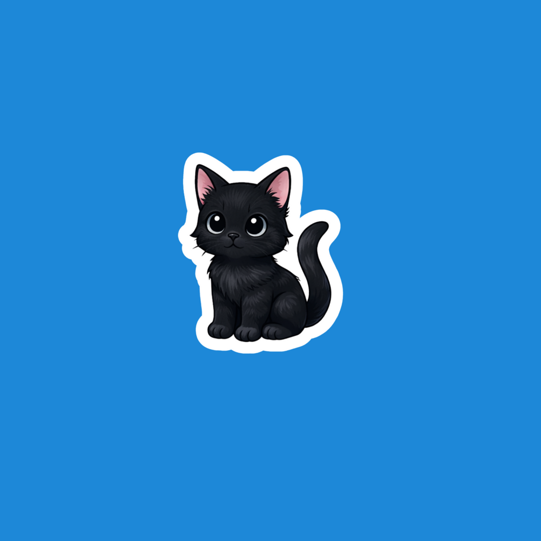 American Short Hair Black KawaII