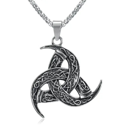 Asgard Crafted Circular Horn Rune Pendant Chain - Designs by Mysh