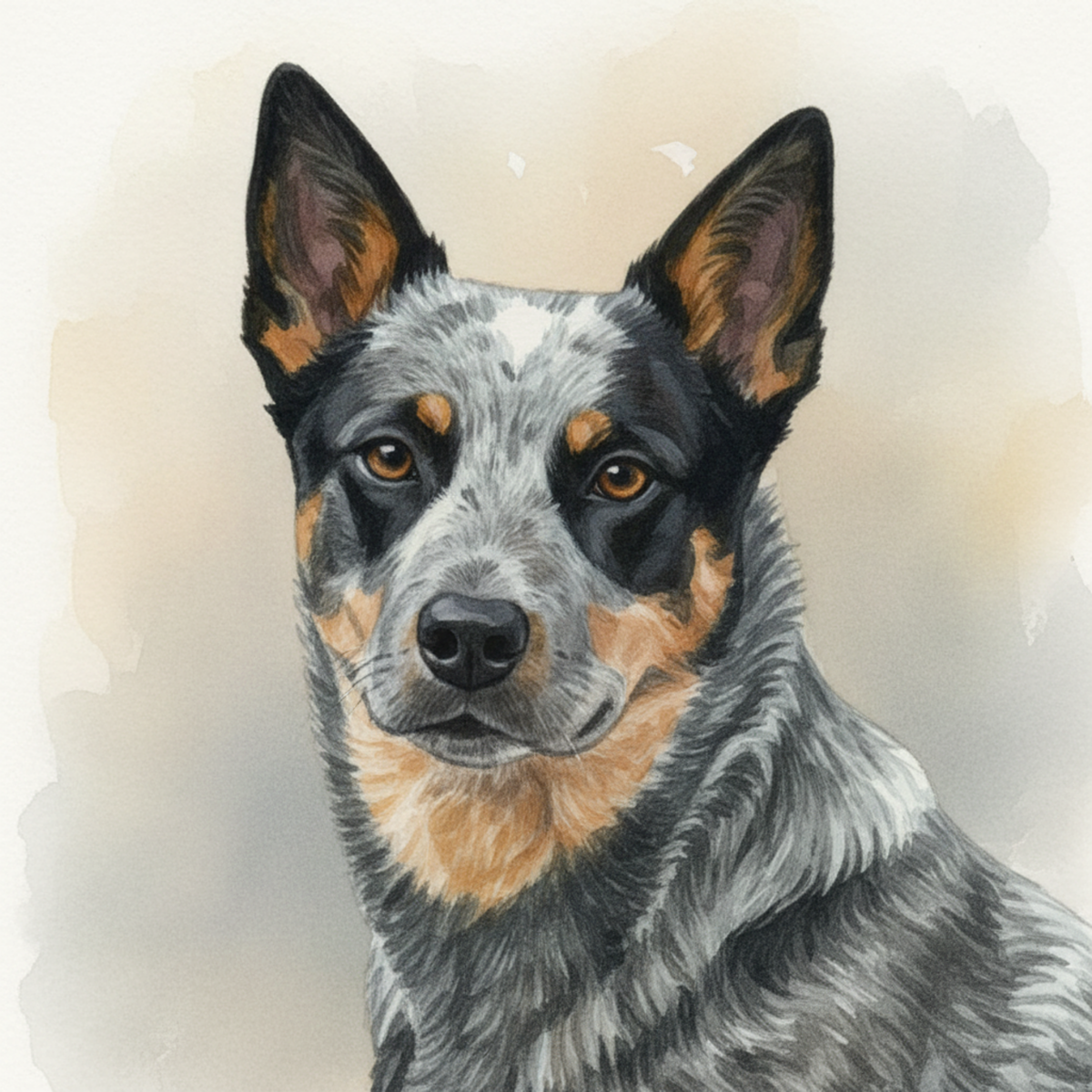 Australian Cattle Dog - Magnetic Bookmark
