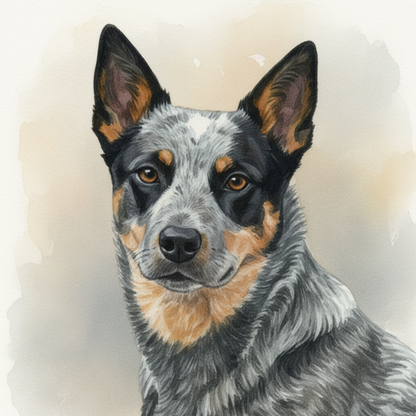 Australian Cattle Dog - Magnetic Bookmark