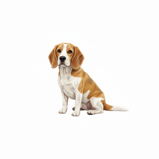 Beagle Watercolor Style - Vinyl Stickers