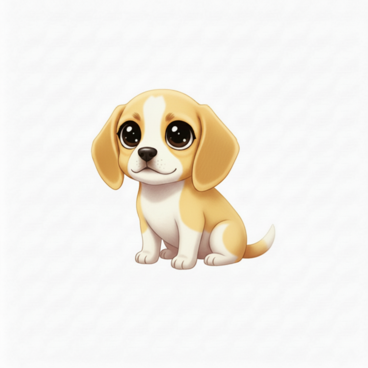 Beagle Kawaii Style - Vinyl Stickers