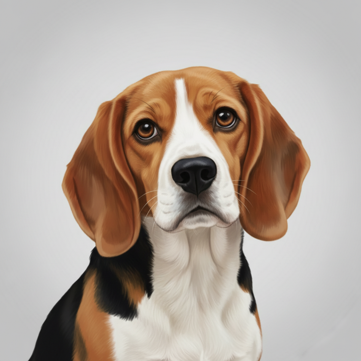 Beagle Watercolor Style - Magnetic Bookmark