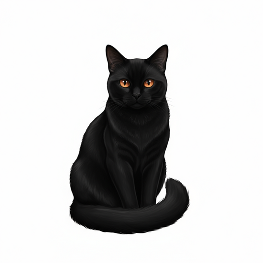 Bombay Cat Watercolor Style  – Vinyl Stickers