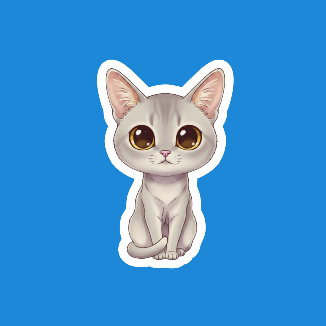 Burmese Platinum Kawaii Artwork – Designs by Mysh