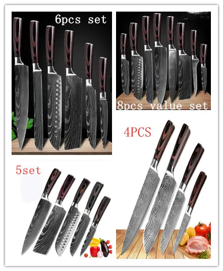 Carpenter's Special Chef Knife Set - Designs by Mysh