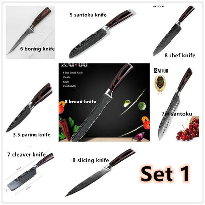 Carpenter's Special Chef Knife Set - Designs by Mysh