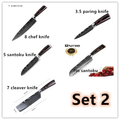 Carpenter's Special Chef Knife Set - Designs by Mysh