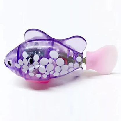 Cat Interactive Electric Fish Toy Water Cat Toy for Indoor Play Swimming Robot Fish Toy for Cat and Dog with LED Light Pet Toys - Designs by Mysh