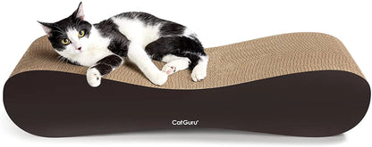 Cat Scratcher Lounge, Reversible Cat Scratching Board, Cardboard Cat Scratcher, Premium Cat Scratch Post, Durable Cat Scratchers, Cat Scratching Bed, Cat Scratching Post (XXL) - Designs by Mysh