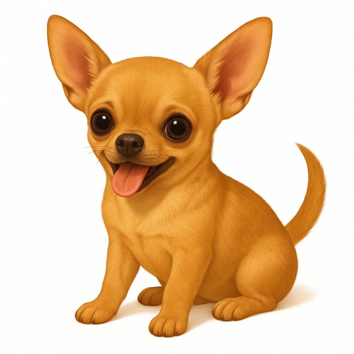 Chihuahua Dog Stickers – Die-Cut Watercolor Vinyl Sticker, 3” Durable Pet Decal for Laptop, Water Bottle, Journal