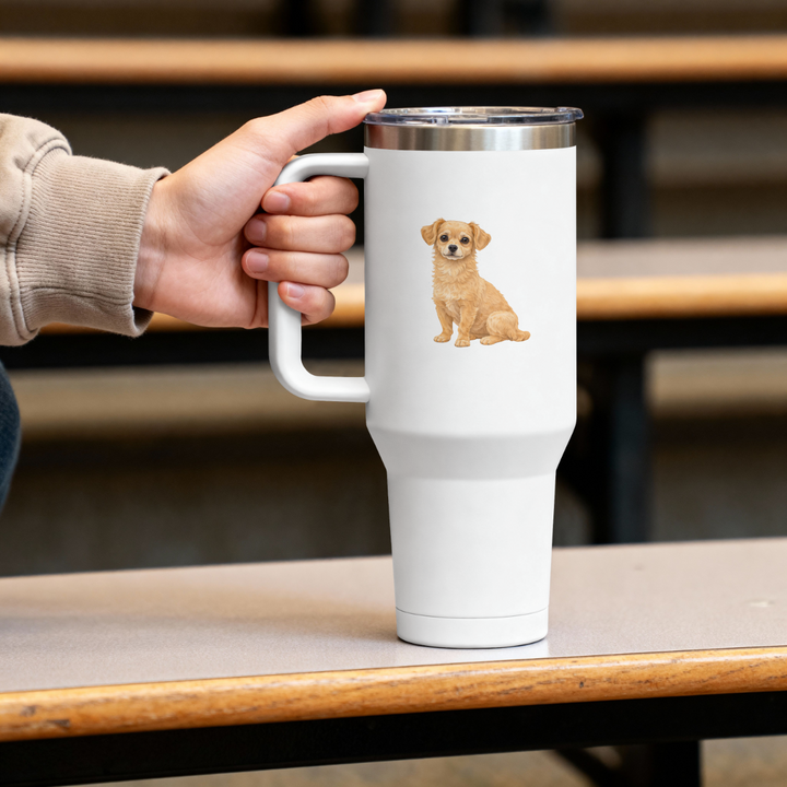 Chiweenie Tan Watercolor Style - Vinyl Stickers