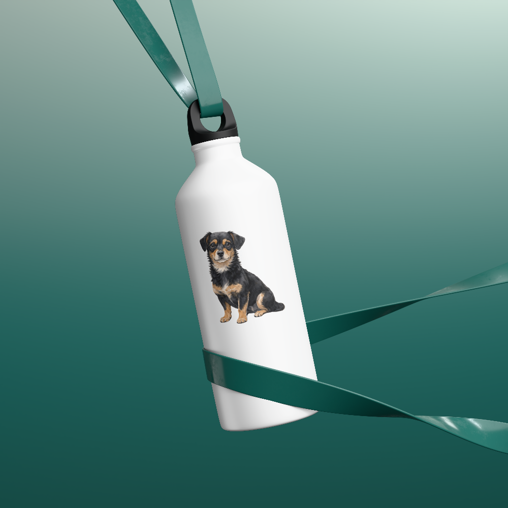 Chiweenie Black and Tan - Vinyl Stickers