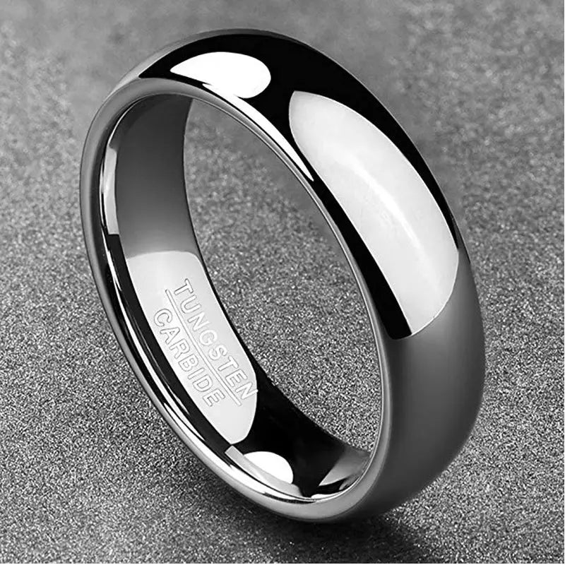 Classic Silver Tungsten Ring Designs by Mysh