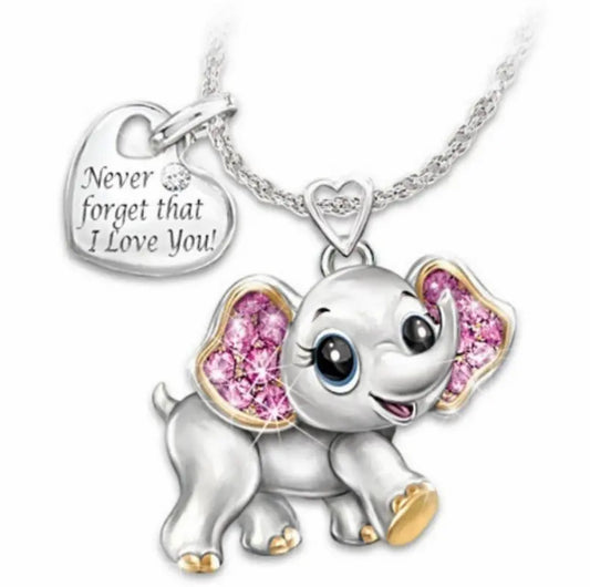 Cute Elephant Necklace For Kids - Designs by Mysh