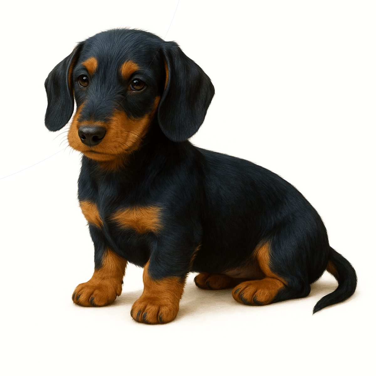 Dachshund Dog Sticker | Cute Wiener Dog Die-Cut Vinyl Sticker | Waterproof Laptop, Water Bottle, Journal Decal – Multiple Color Variations