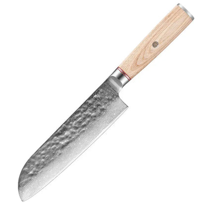 Damascus Steel Hand Kitchen Knife - Designs by Mysh