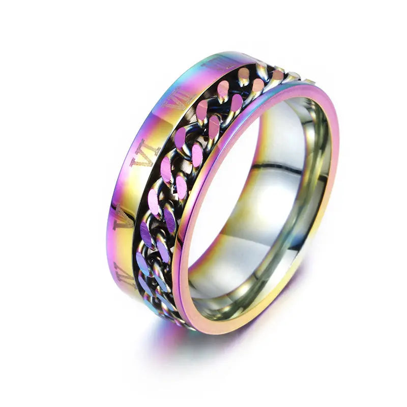 Digital titanium steel ring - Designs by Mysh