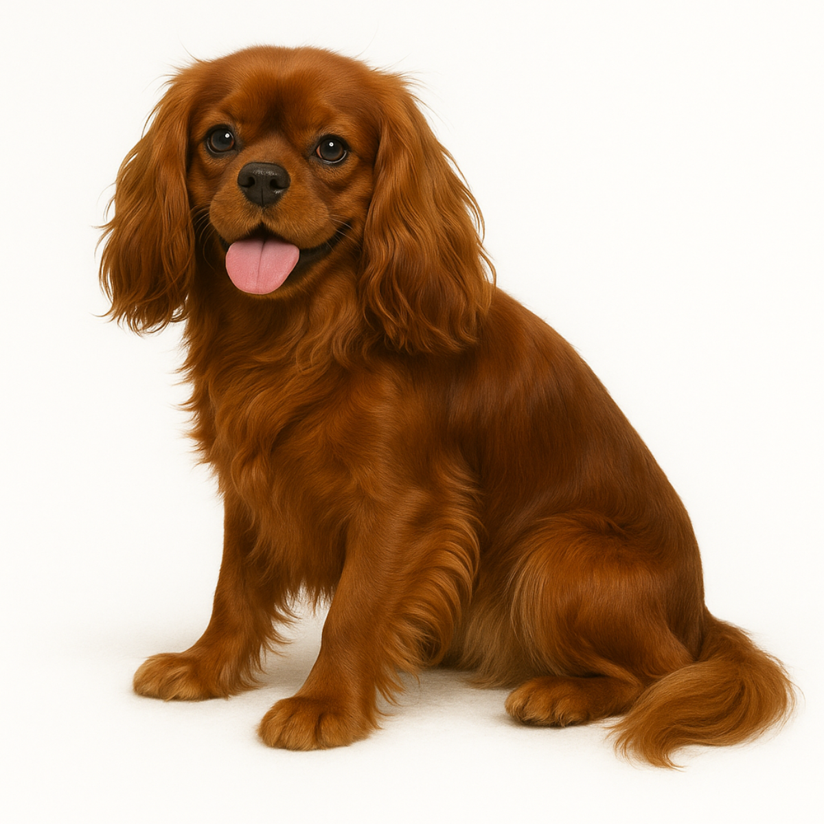 Cavalier King Charles Spaniel Dog Stickers – Watercolor Vinyl Sticker, 3” Durable Pet Decal for Laptop, Water Bottle, Journal - Designs by Mysh