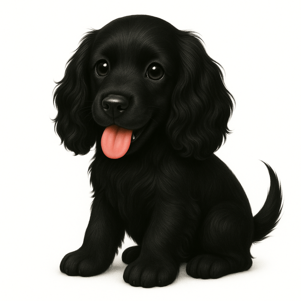 English Cocker Spaniel Dog Stickers – Realistic Vinyl Decals –  3" Matte Finish - Designs by Mysh