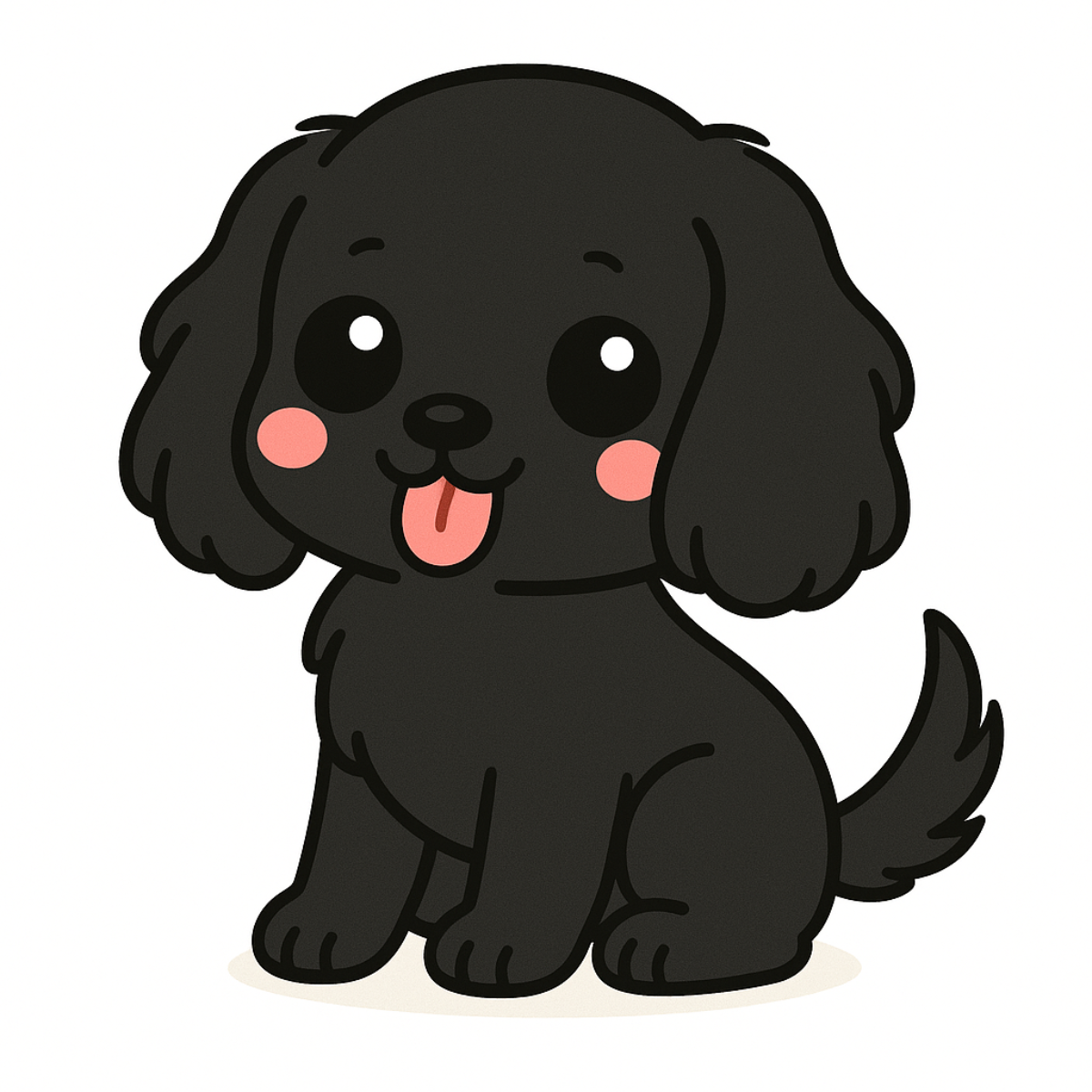English Cocker Spaniel Vinyl Sticker | Kawaii Dog Art | Cute Dog Lover Gift | 3” Water-Resistant Vinyl | 18 Color Variants - Designs by Mysh