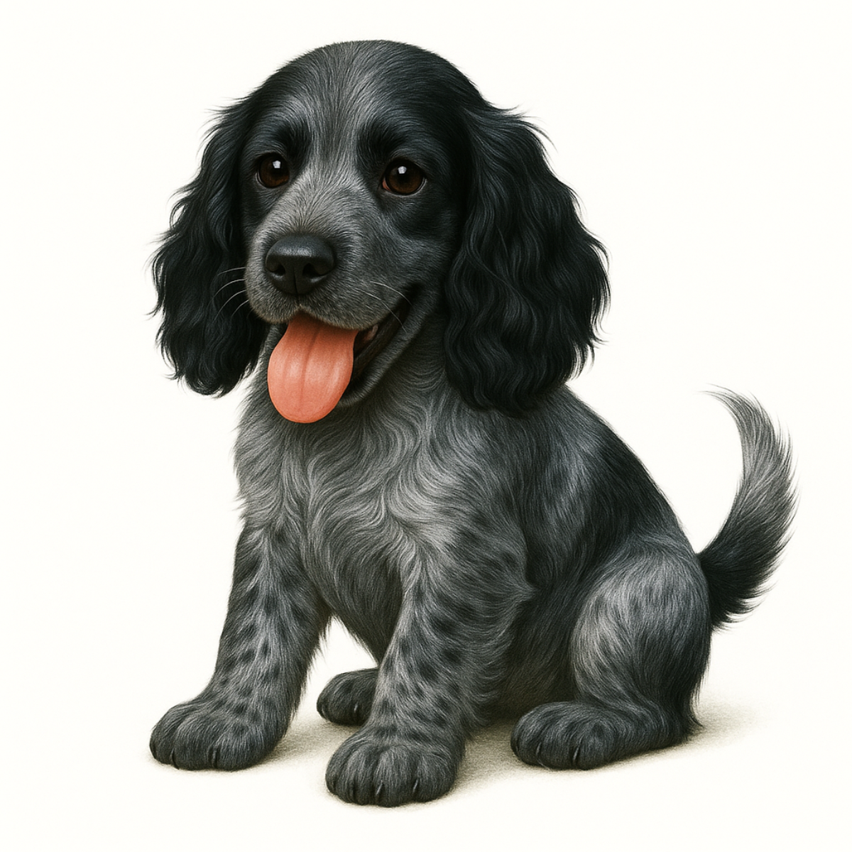 English Cocker Spaniel Dog Stickers – Realistic Vinyl Decals –  3" Matte Finish - Designs by Mysh
