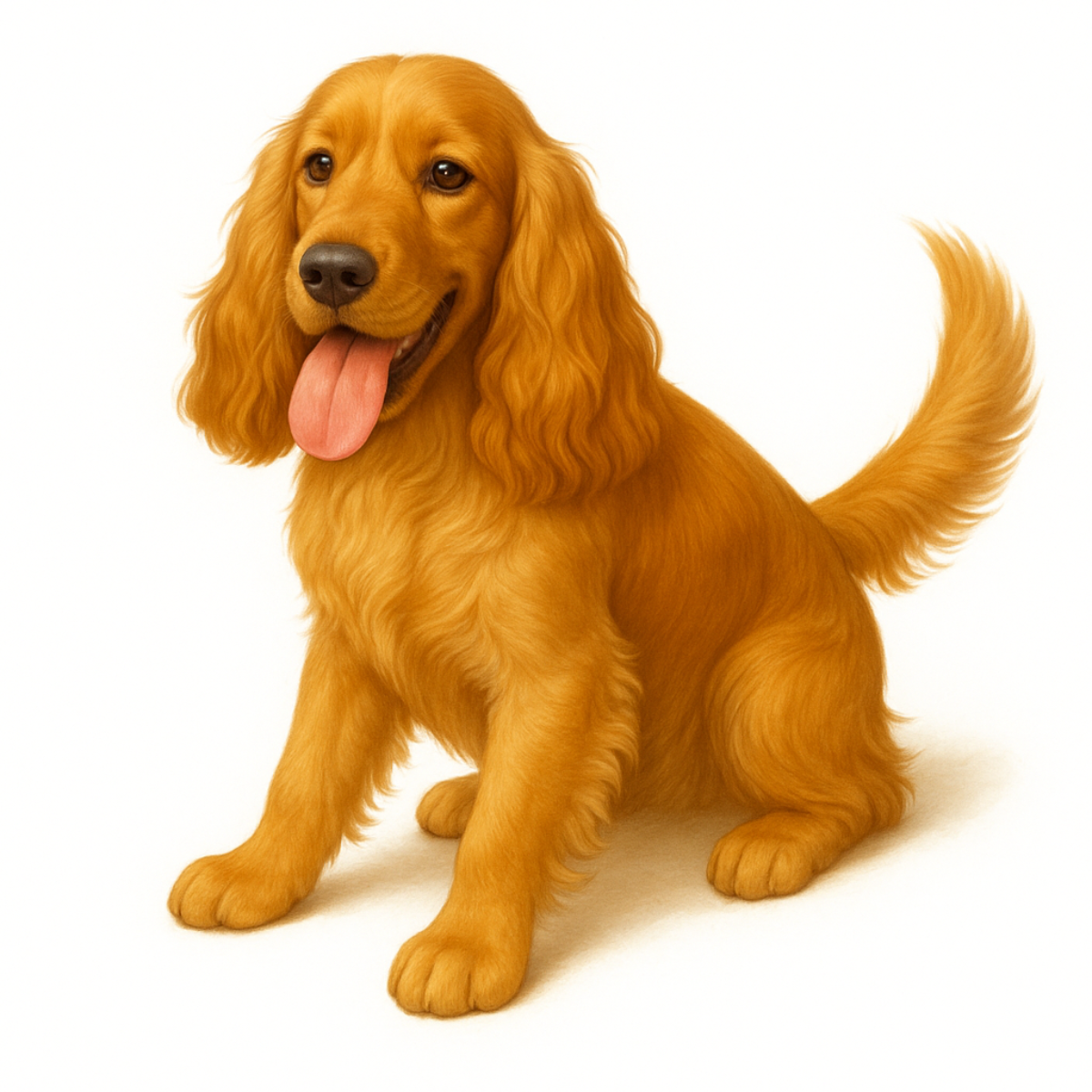 English Cocker Spaniel Dog Stickers – Realistic Vinyl Decals –  3" Matte Finish - Designs by Mysh