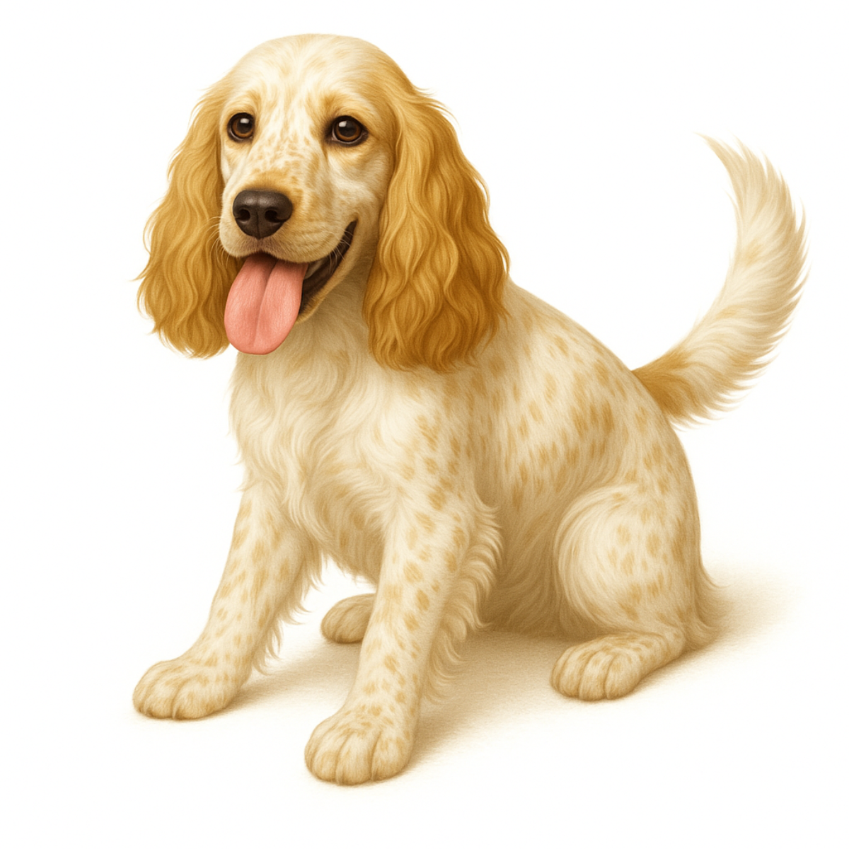 English Cocker Spaniel Dog Stickers – Realistic Vinyl Decals –  3" Matte Finish - Designs by Mysh