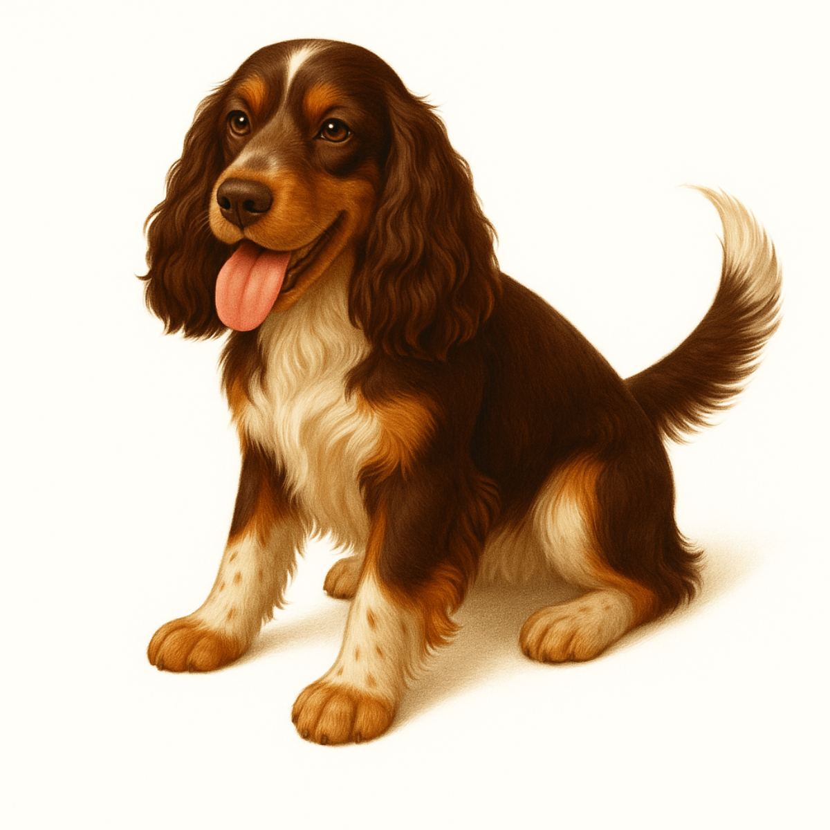 English Cocker Spaniel Dog Stickers – Realistic Vinyl Decals –  3" Matte Finish - Designs by Mysh