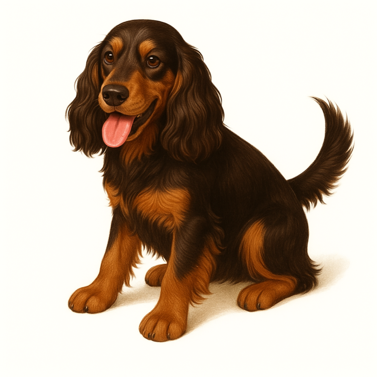 English Cocker Spaniel Dog Stickers – Realistic Vinyl Decals –  3" Matte Finish - Designs by Mysh