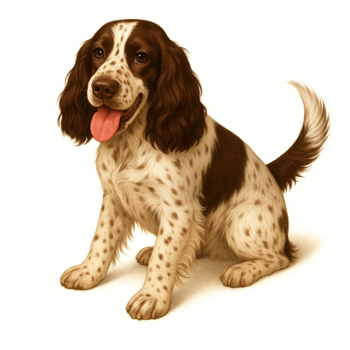 English Cocker Spaniel Dog Stickers – Realistic Vinyl Decals –  3" Matte Finish - Designs by Mysh