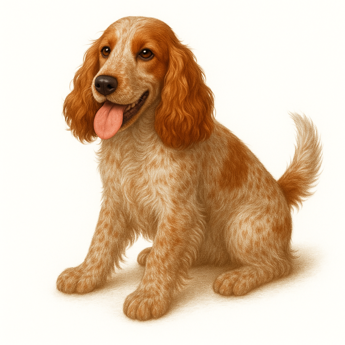 English Cocker Spaniel Dog Stickers – Realistic Vinyl Decals –  3" Matte Finish - Designs by Mysh