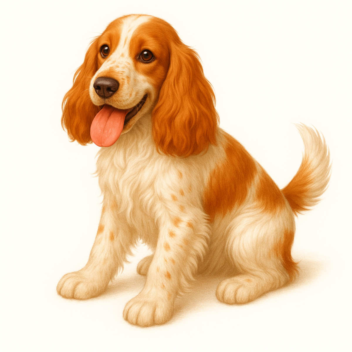 English Cocker Spaniel Dog Stickers – Realistic Vinyl Decals –  3" Matte Finish - Designs by Mysh