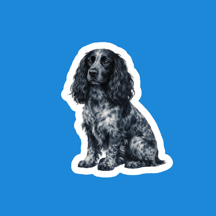 English Cocker Spaniel Blue Roan - Designs by Mysh