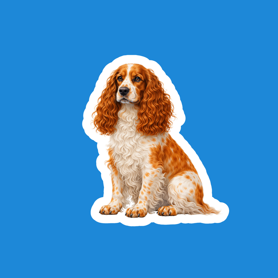 English Cocker Spaniel Orange and White - Designs by Mysh