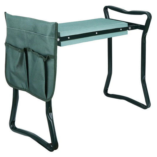 Foldable Garden Kneeler Kneeling Bench Stool Soft Cushion Seat Pad & Tool Pouch - Designs by Mysh