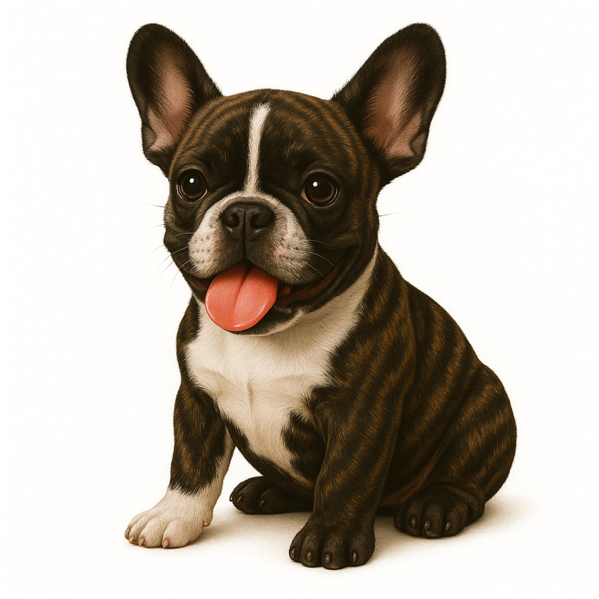 French Bulldog Vinyl Sticker | Watercolor Dog Art | Cute Frenchie Lover Gift | 3” Water-Resistant Vinyl | 9 Color Variants - Designs by Mysh