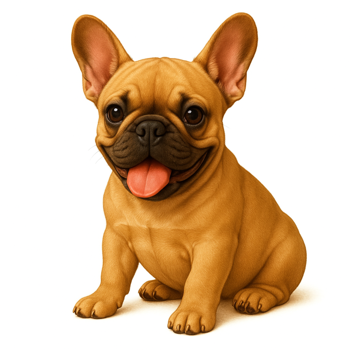 French Bulldog Vinyl Sticker | Watercolor Dog Art | Cute Frenchie Lover Gift | 3” Water-Resistant Vinyl | 9 Color Variants - Designs by Mysh