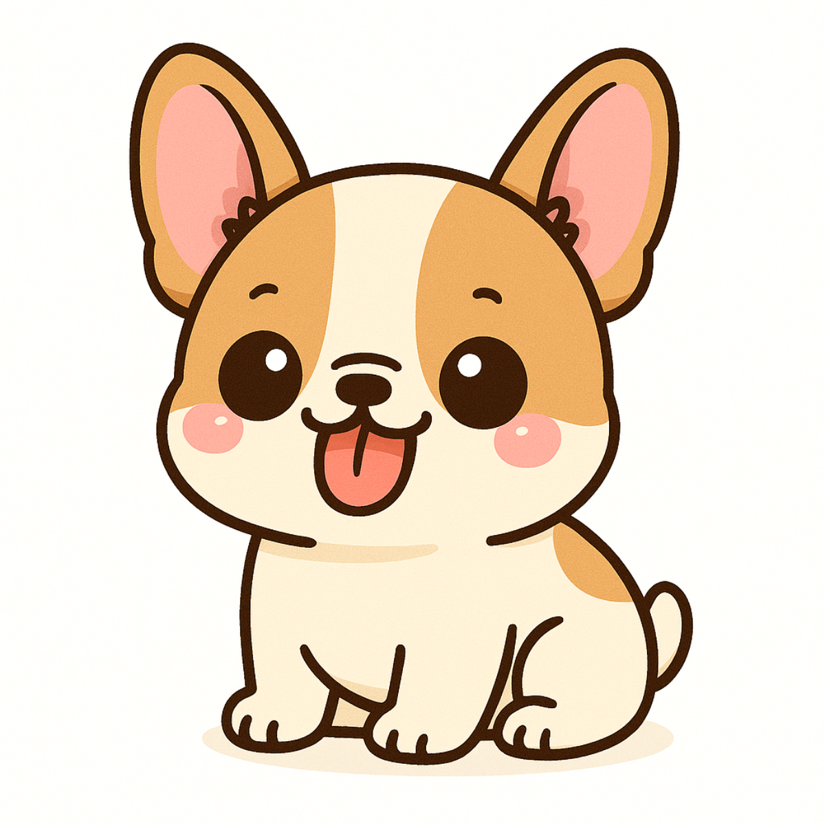 French Bulldog Vinyl Sticker | Kawaii Dog Art | Cute Frenchie Lover Gift | 3” Water-Resistant Vinyl | 9 Color Variants - Designs by Mysh