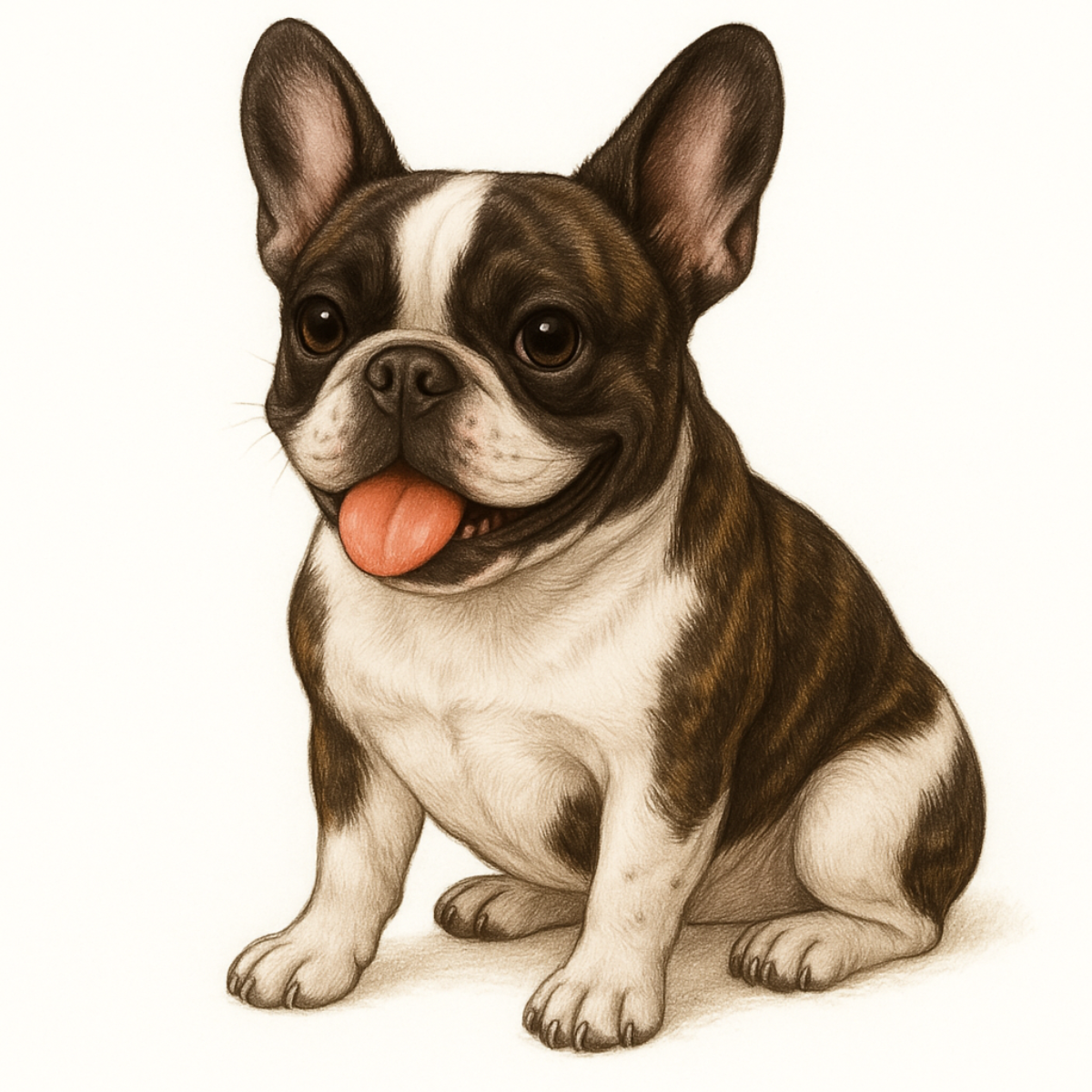 French Bulldog Vinyl Sticker | Watercolor Dog Art | Cute Frenchie Lover Gift | 3” Water-Resistant Vinyl | 9 Color Variants - Designs by Mysh