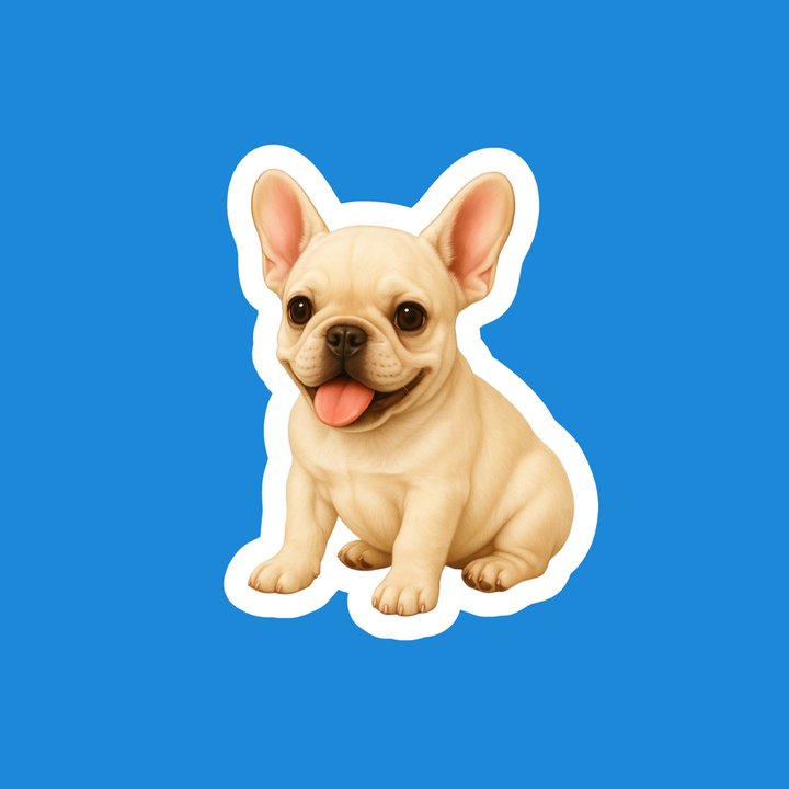 French Bulldog Cream Watercolor