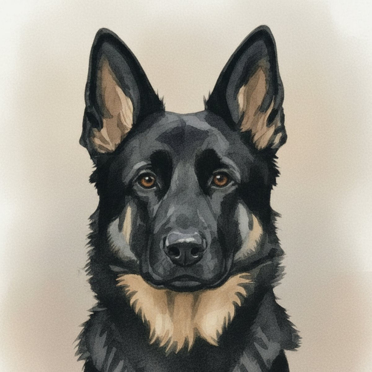 German Shepherd - Magnetic Bookmark