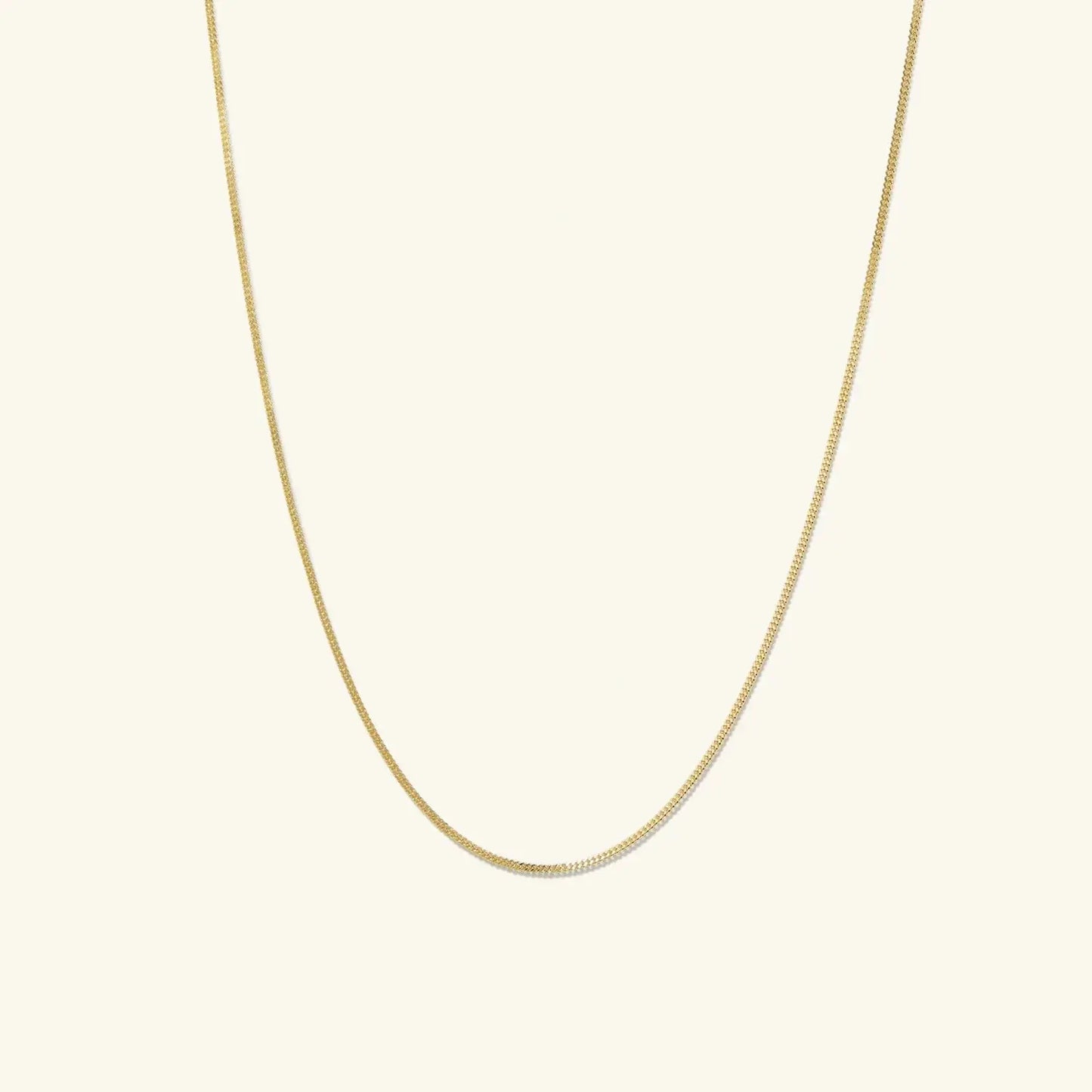 Gold Dainty Baby Curb Chain Designs by Mysh